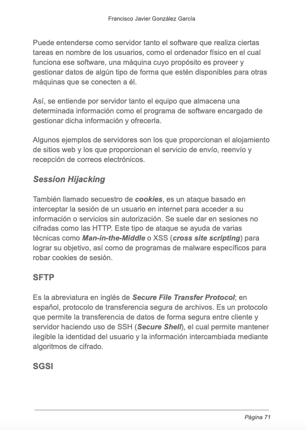 Página 71 del libro